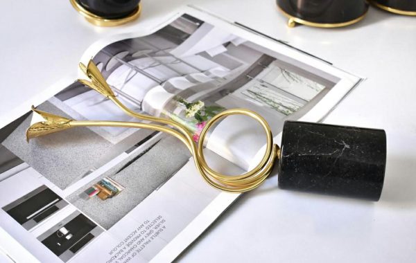 شمعدان سنگی شیپوری CLS07