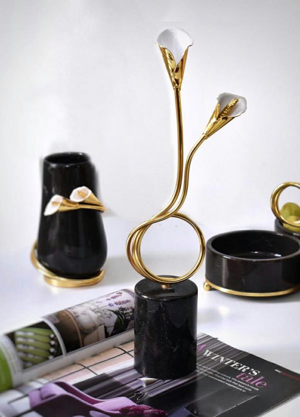 شمعدان سنگی شیپوری CLS07