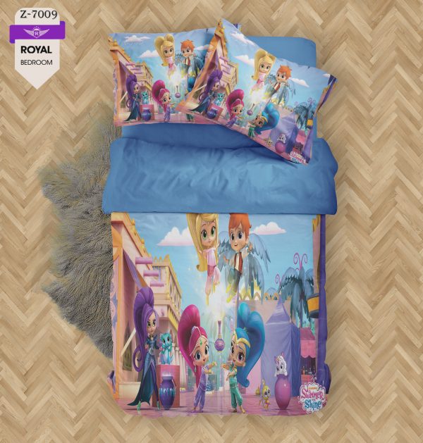 روتختی و ملحفه ( تک نفره ) طرح کودکانه کد KX-7009