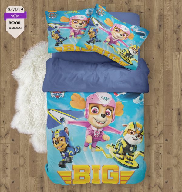 روتختی و ملحفه ( تک نفره ) طرح سگ‌های نگهبان کد KX-7019