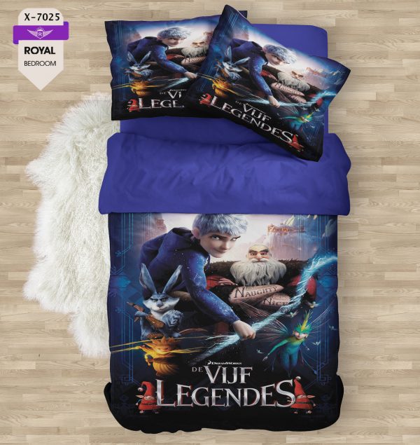 روتختی و ملحفه ( تک نفره ) طرح ظهور نگهبانان کد KX-7025