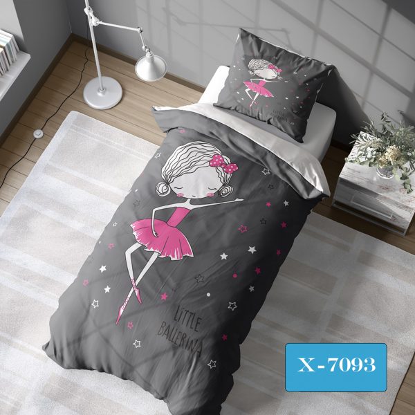 روتختی و ملحفه ( تک نفره ) طرح دختر کد KX-7093