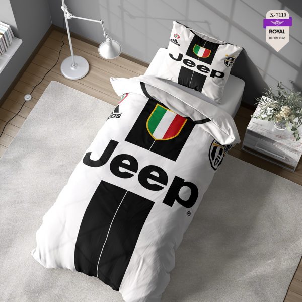 روتختی و ملحفه ( تک نفره ) طرح یوونتوس کد KX-7115