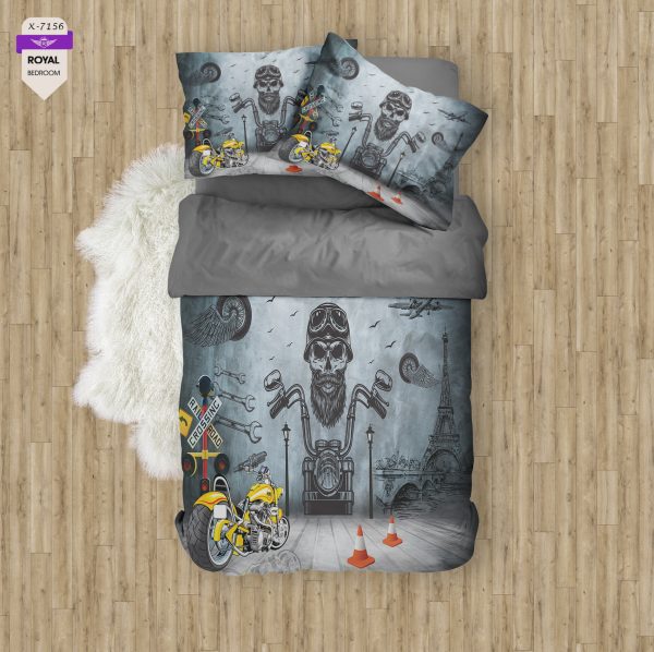 روتختی و ملحفه ( تک نفره ) طرح پسرونه کد KX-7156