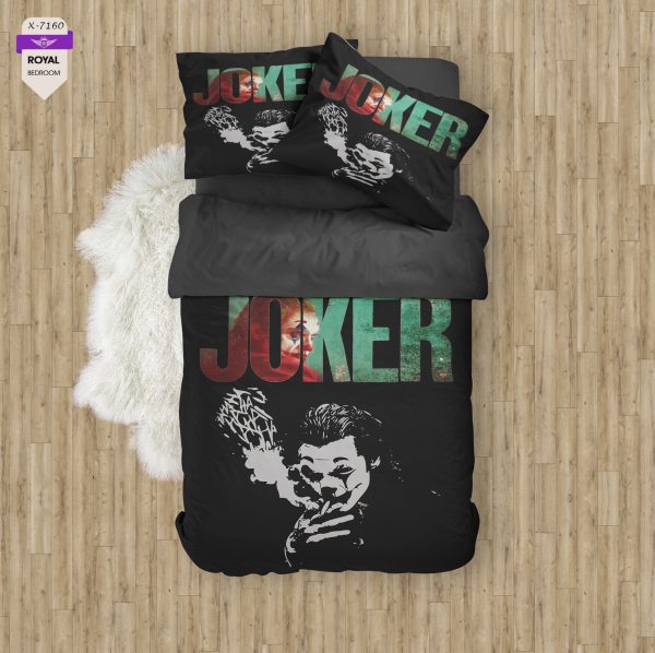 روتختی و ملحفه ( تک نفره ) طرح جوکر کد KX-7160