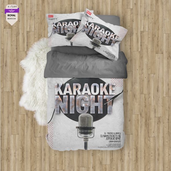 روتختی و ملحفه ( تک نفره ) طرح خاص کد KX-7184