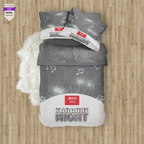 روتختی و ملحفه ( تک نفره ) طرح خاص کد KX-7185