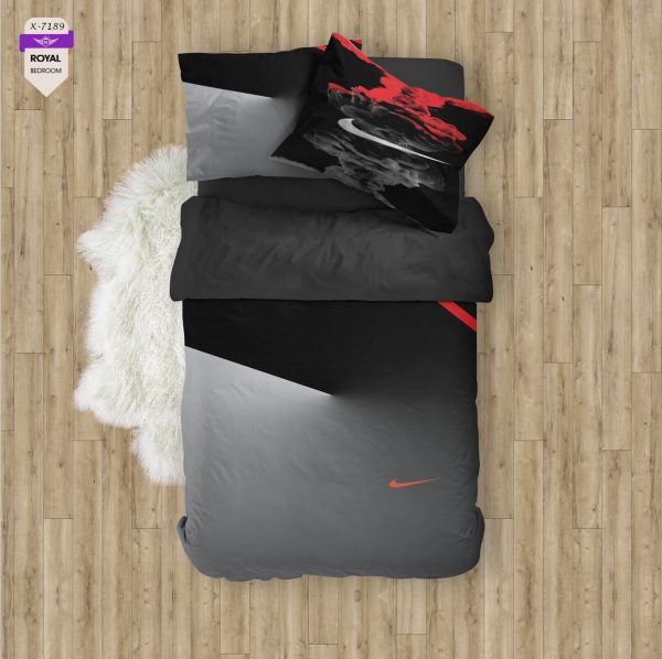 روتختی و ملحفه ( تک نفره ) طرح نایکی کد KX-7189