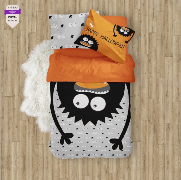 روتختی و ملحفه ( تک نفره ) طرح هیولا کد KX-7193