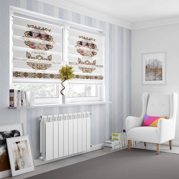 پرده زبرا طرح تابلو کد Z0007