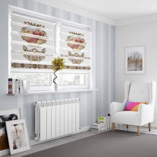 پرده زبرا طرح تابلو کد Z008