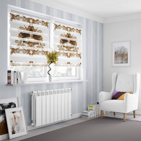 پرده زبرا طرح تابلو کد Z002