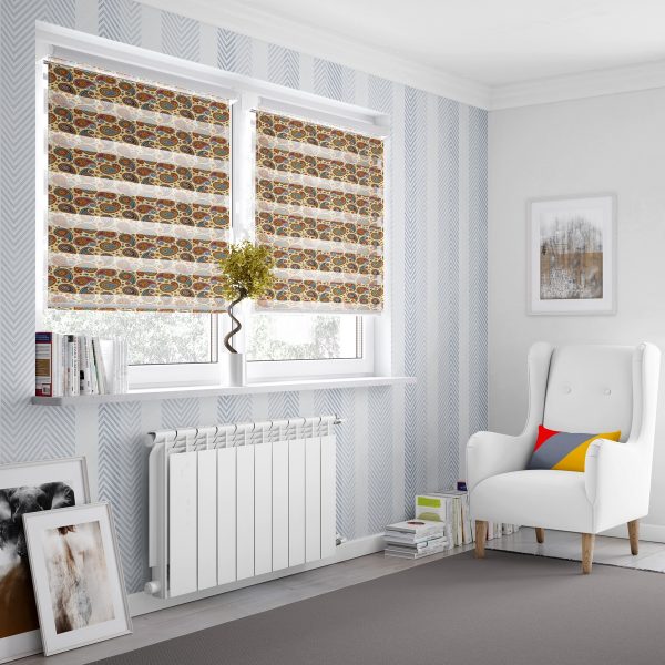 پرده زبرا طرح خاص کد Z2068