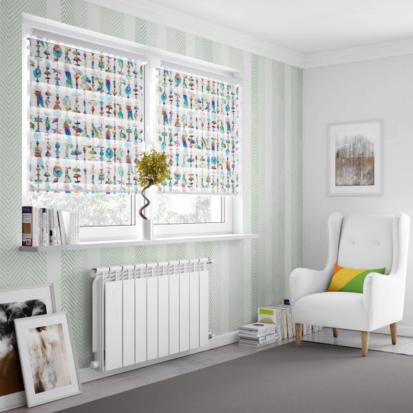 پرده زبرا طرح خاص کد Z2090