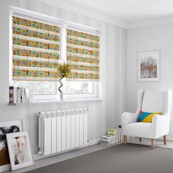 پرده زبرا طرح خاص کد Z2099