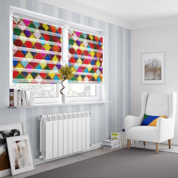 پرده زبرا طرح خاص کد Z2112