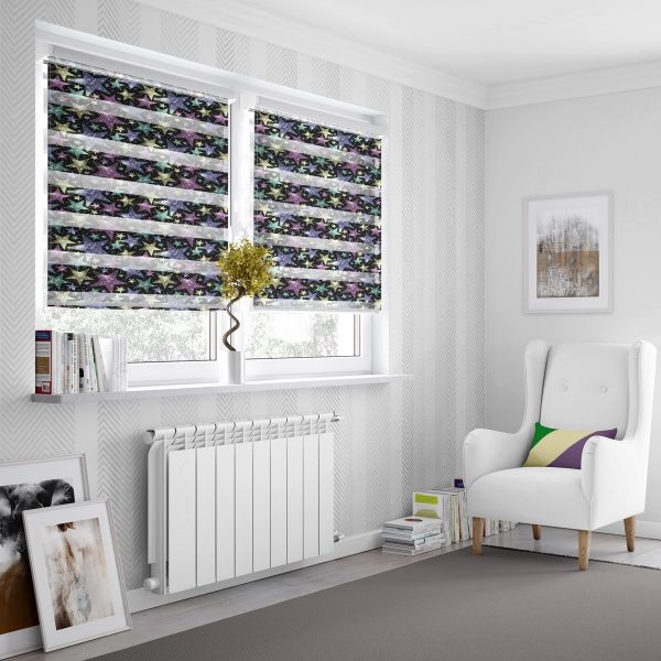 پرده زبرا طرح خاص کد Z2116