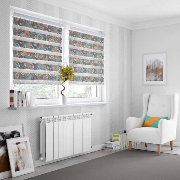 پرده زبرا طرح خاص کد Z2124