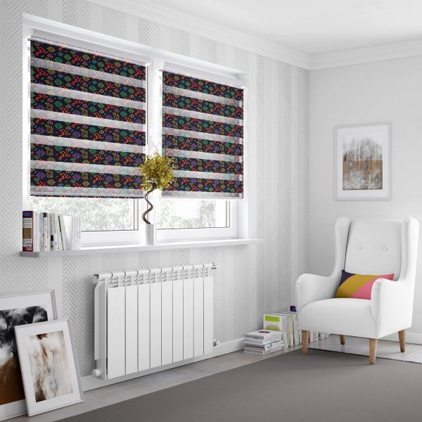 پرده زبرا طرح خاص کد Z2135