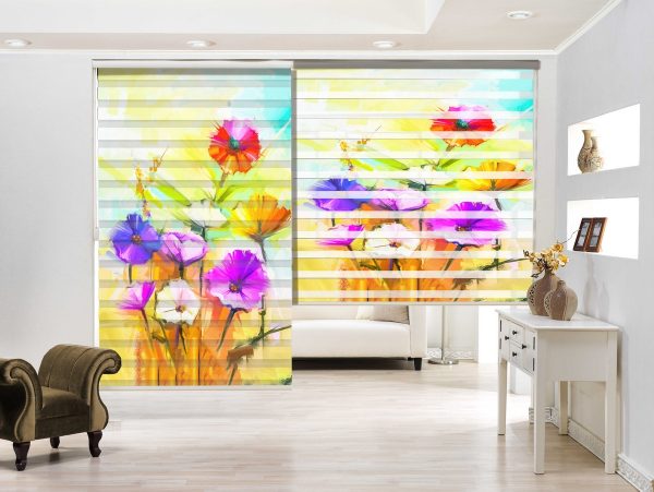 پرده زبرا طرح خاص کد Z2136