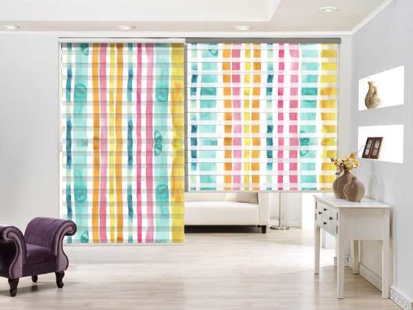 پرده زبرا طرح خاص کد Z2141