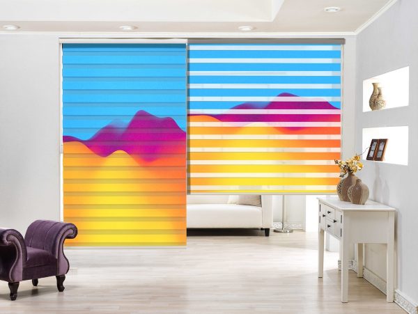 پرده زبرا طرح خاص کد Z2151