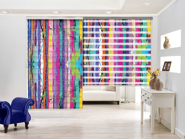 پرده زبرا طرح خاص کد Z2192