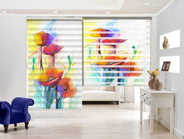 پرده زبرا طرح خاص کد Z2193