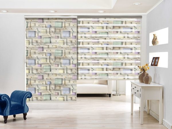 پرده زبرا طرح خاص کد Z2204