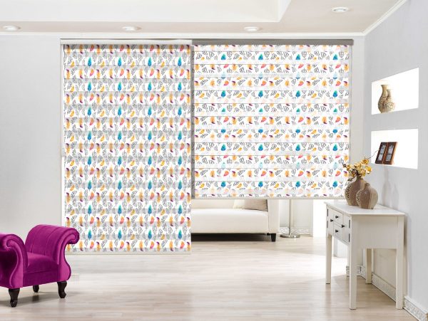 پرده زبرا طرح خاص کد Z2224