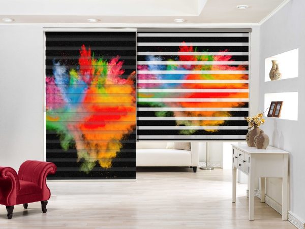 پرده زبرا طرح خاص کد Z2227