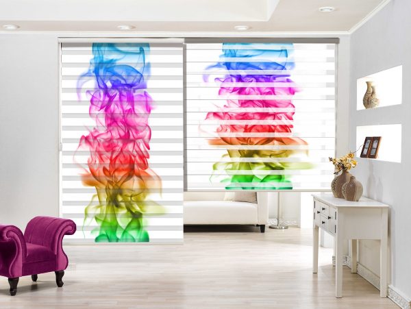 پرده زبرا طرح خاص کد Z2232