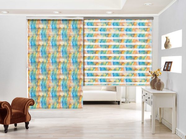 پرده زبرا طرح خاص کد Z2234