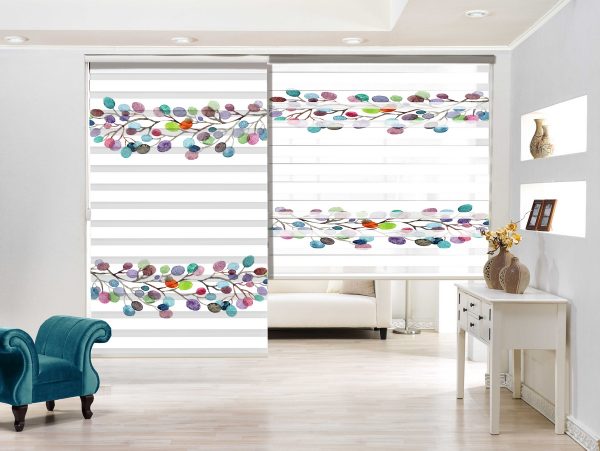 پرده زبرا طرح خاص کد Z2239