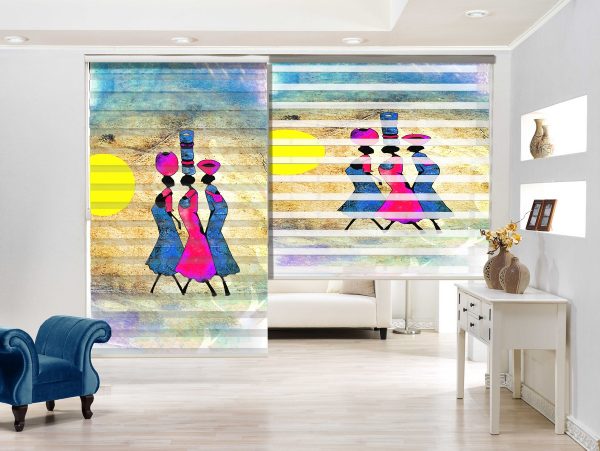 پرده زبرا طرح خاص کد Z2240