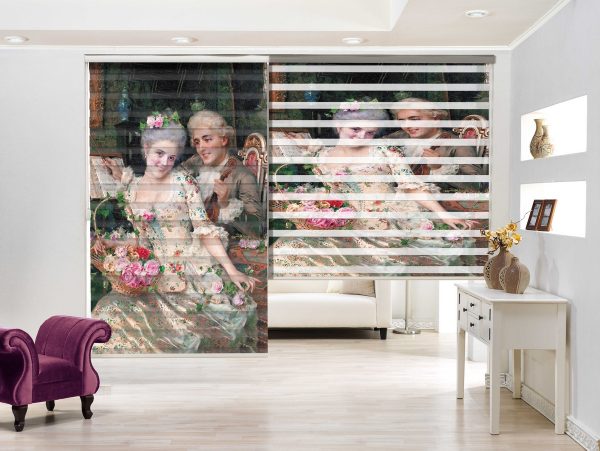 پرده زبرا طرح نقاشی کد Z2243