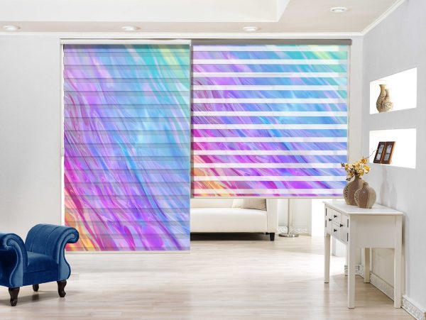 پرده زبرا طرح رنگ کد Z2251