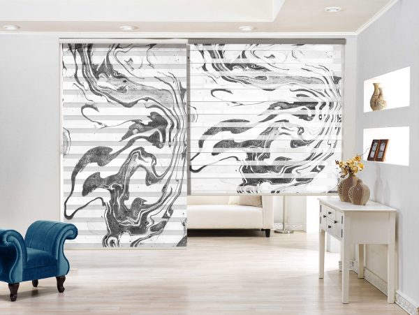 پرده زبرا طرح خاص کد Z2257