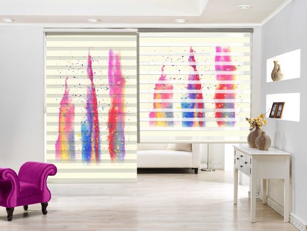 پرده زبرا طرح خاص کد Z2272