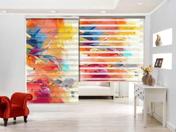 پرده زبرا طرح خاص کد Z2274