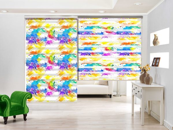 پرده زبرا طرح خاص کد Z2278