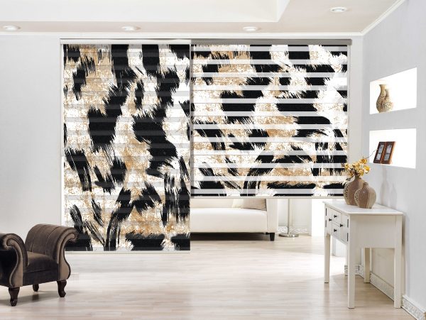 پرده زبرا طرح خاص کد Z2279