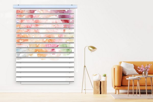 پرده زبرا طرح گل کد Z3113