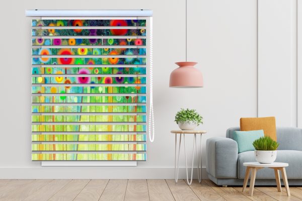 پرده زبرا طرح گل کد Z3139