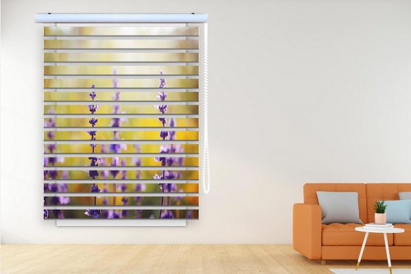 پرده زبرا طرح گل کد Z3143