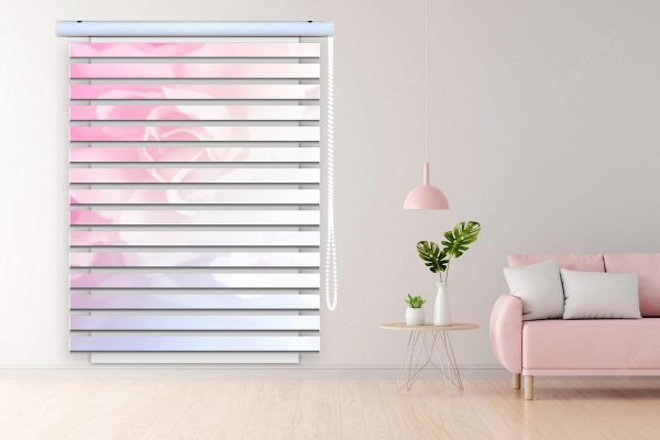 پرده زبرا طرح گل کد Z3146