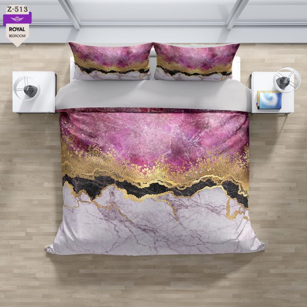 روتختی و ملحفه (دو نفره) طرح مدرن  کد 513-Modern