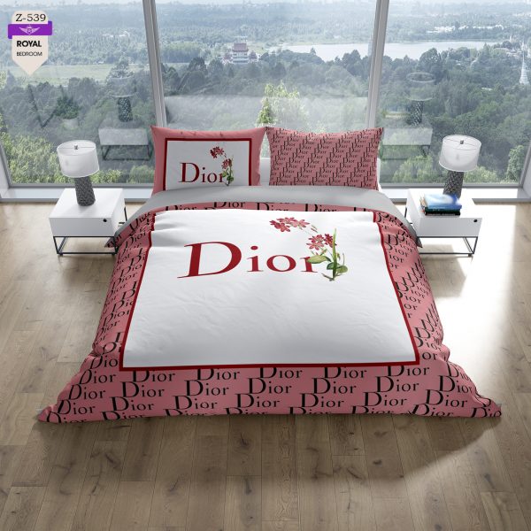 روتختی و ملحفه (دو نفره) طرح دیور کد 539-Dior