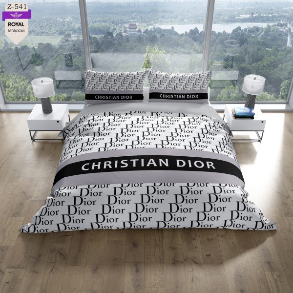 روتختی و ملحفه (دو نفره) طرح دیور کد 541-Dior