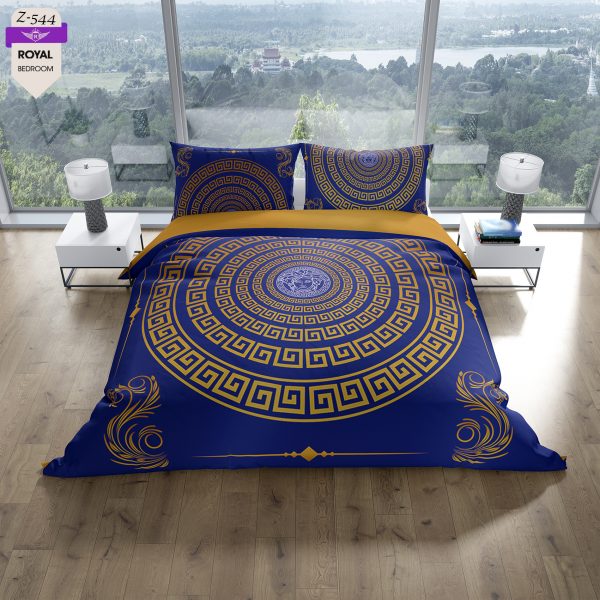 روتختی و ملحفه (دو نفره) طرح ورساچه کد 544-Versace